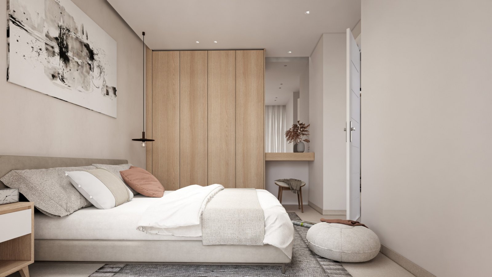 Moderne Maisonette-Wohnung mit zwei Schlafzimmern, Meerblick, Garage, 5 Minuten vom Zentrum von Chania, Kreta entfernt