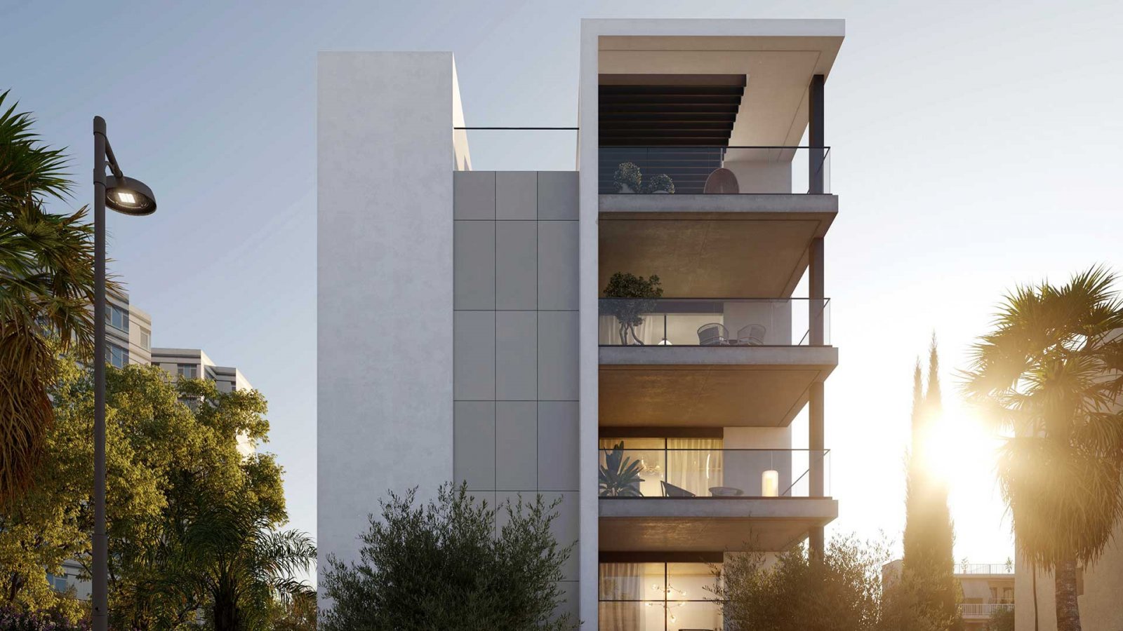 Investierte 3+1-Zimmer-Wohnung nur 200 m vom Meer in Limassol, Meerblick