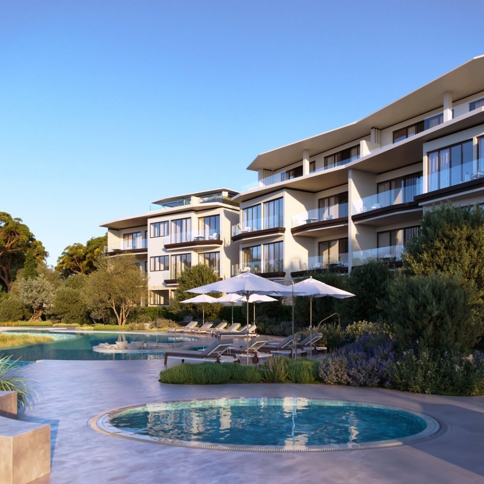 Luxuriöses Apartment mit vier Schlafzimmern direkt neben dem renommiertesten Golfclub in Limassol