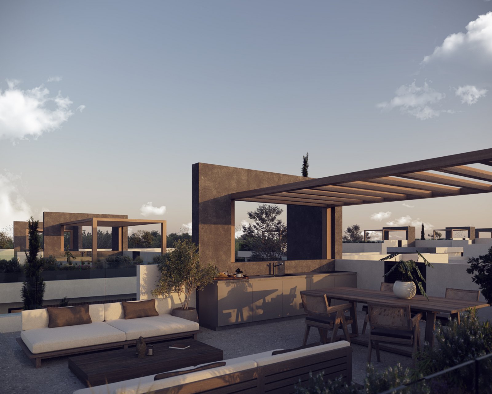 Anlagevilla 3+1, garantierte Rendite 5 % – 350 m vom Meer entfernt