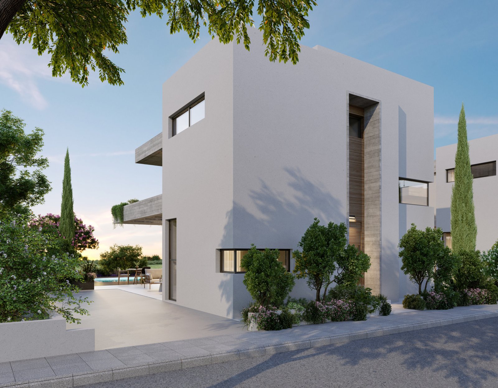 Großes Ferienhaus mit Grundstück und Swimmingpool, 350 m vom Meer entfernt