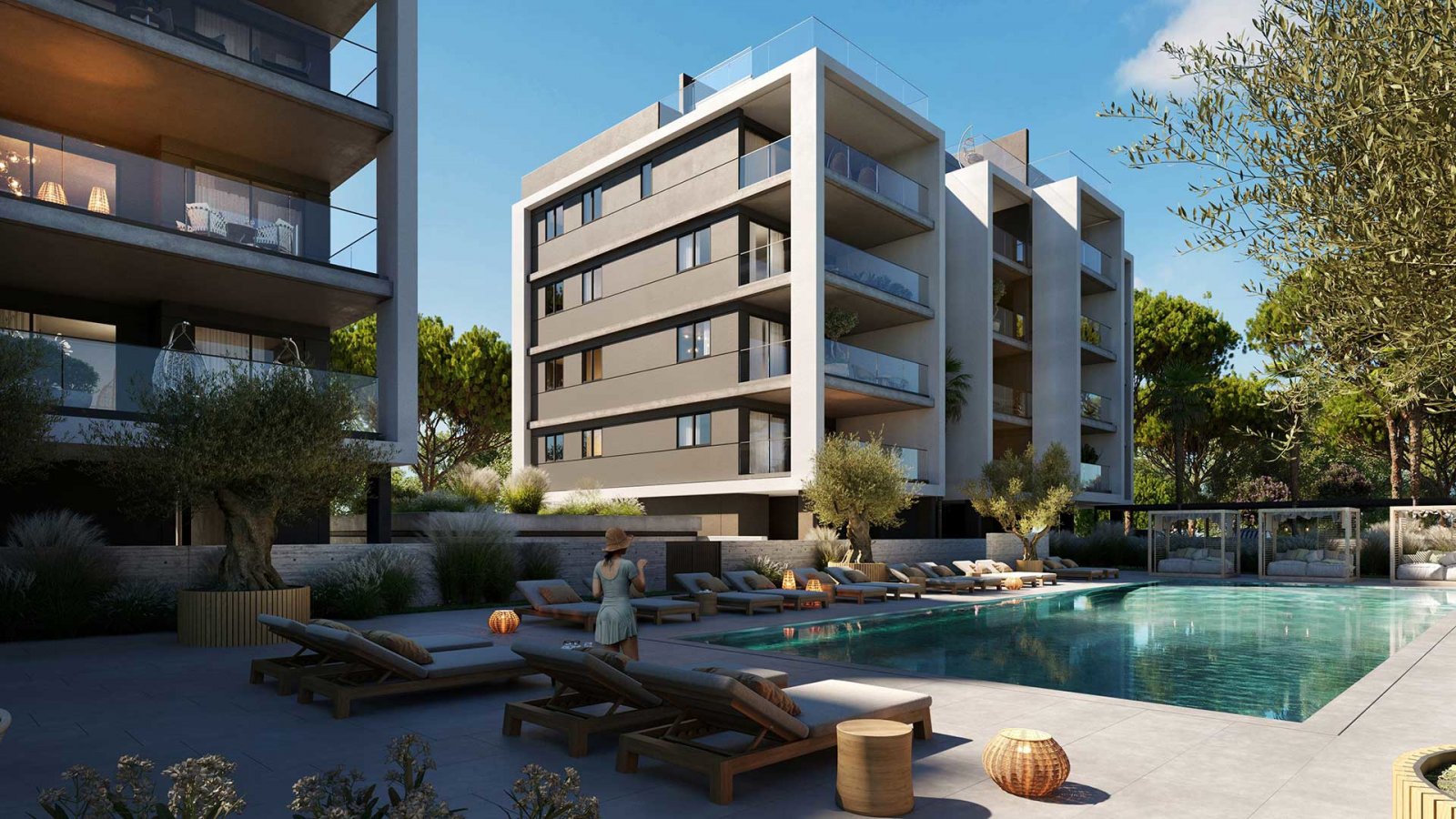 Luxuriöses Ein-Zimmer-Apartment → Panoramablick → Limassol