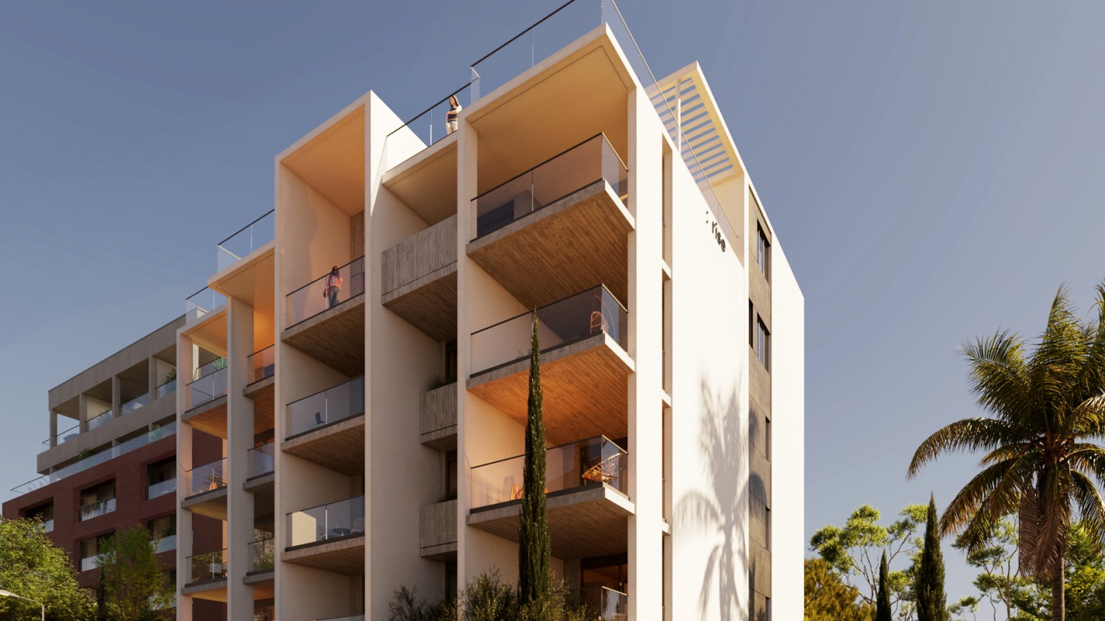 Luxuriöse Dreizimmerwohnung → Swimmingpool, angelegte Gärten an der Küste → Limassol
