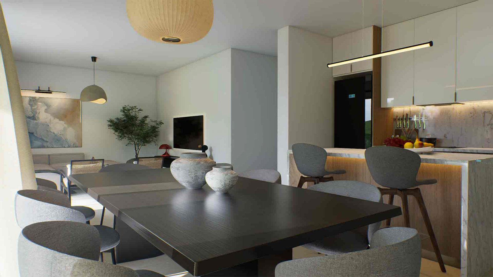 Elegantes 1+1-Apartment in ruhiger Lage in Polis mit modernem Komfort