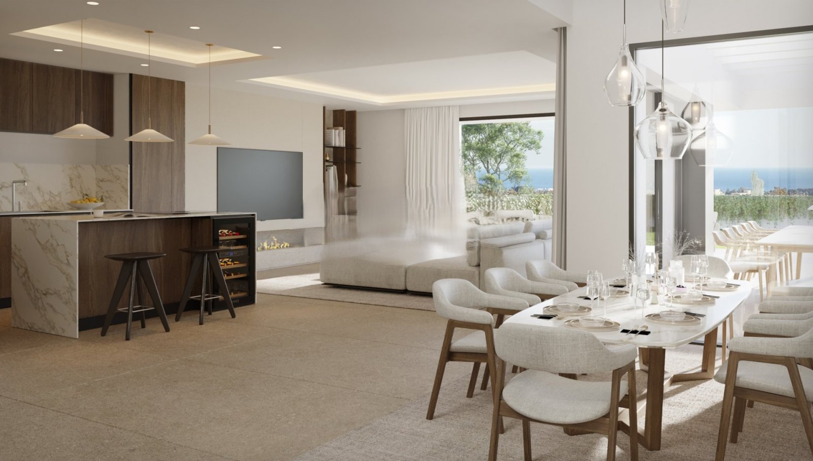 Elegante Villa in Meeresnähe, privater Pool, Mijas