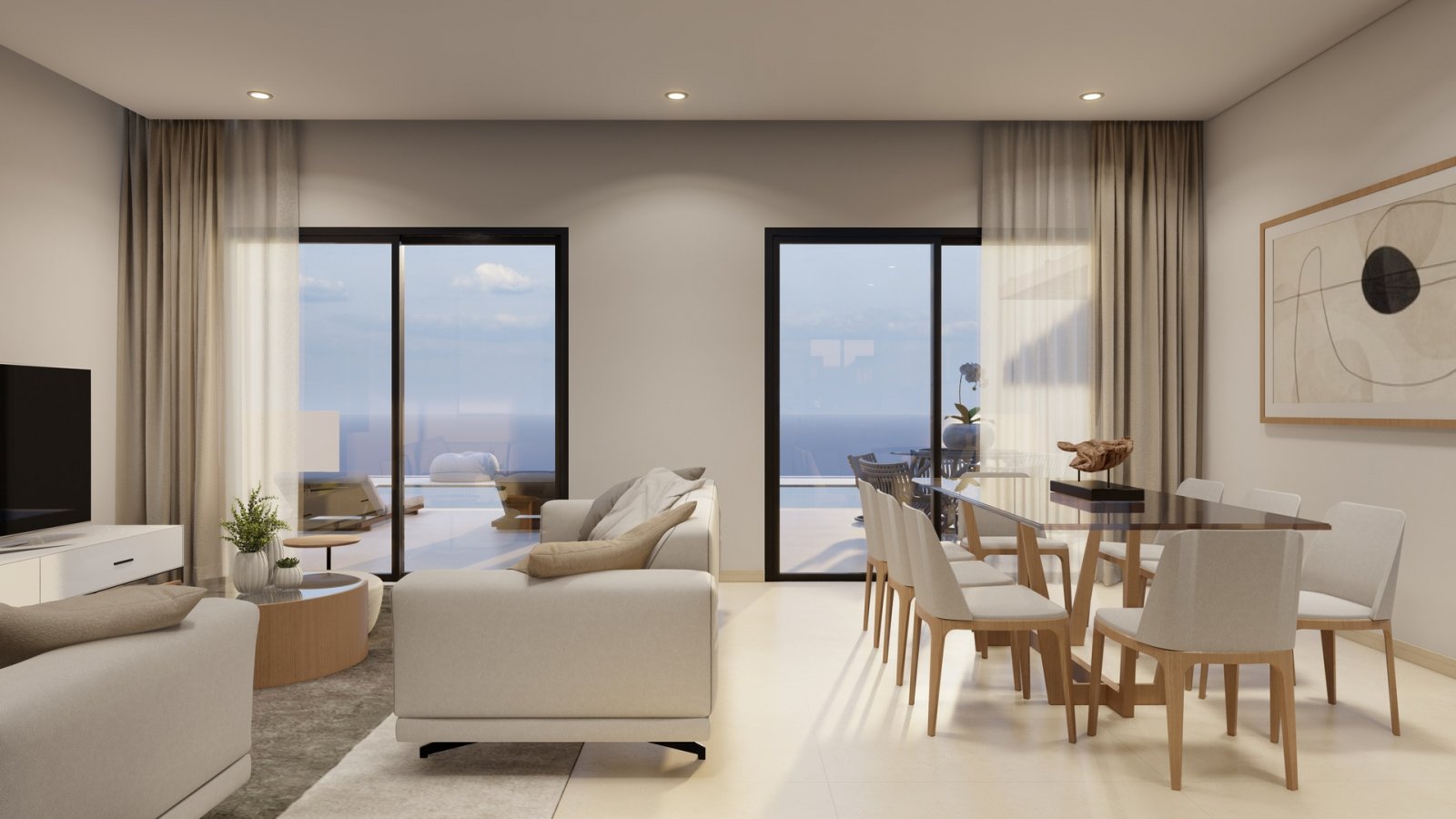Luxuriöse Fünf-Schlafzimmer-Villa mit Panoramablick auf das Meer in der ruhigen Wohngegend von Peiya