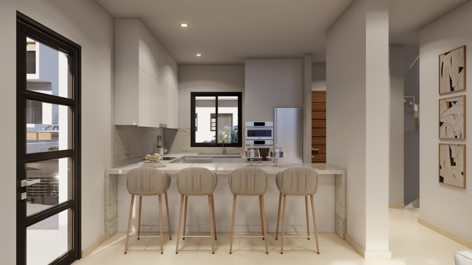 Luxuriöse Fünf-Schlafzimmer-Villa mit Panoramablick auf das Meer in der ruhigen Wohngegend von Peiya