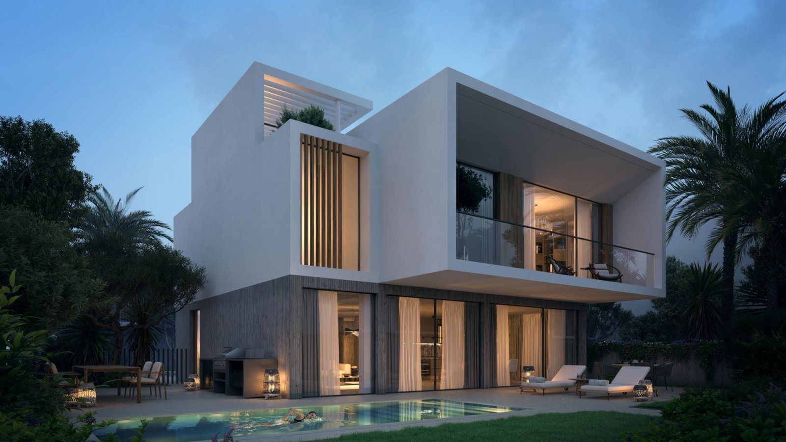 Luxuriöses Apartment mit vier Schlafzimmern direkt am Meer, Geroskipou, Paphos