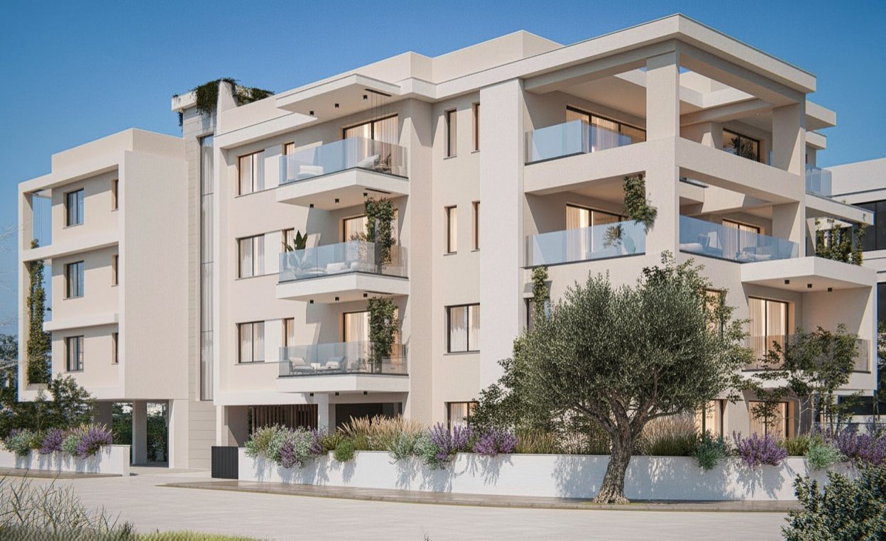Preiswerte 2+1-Zimmer-Wohnung mit zwei Badezimmern und Parkplatz in attraktiver Lage in Paralimni
