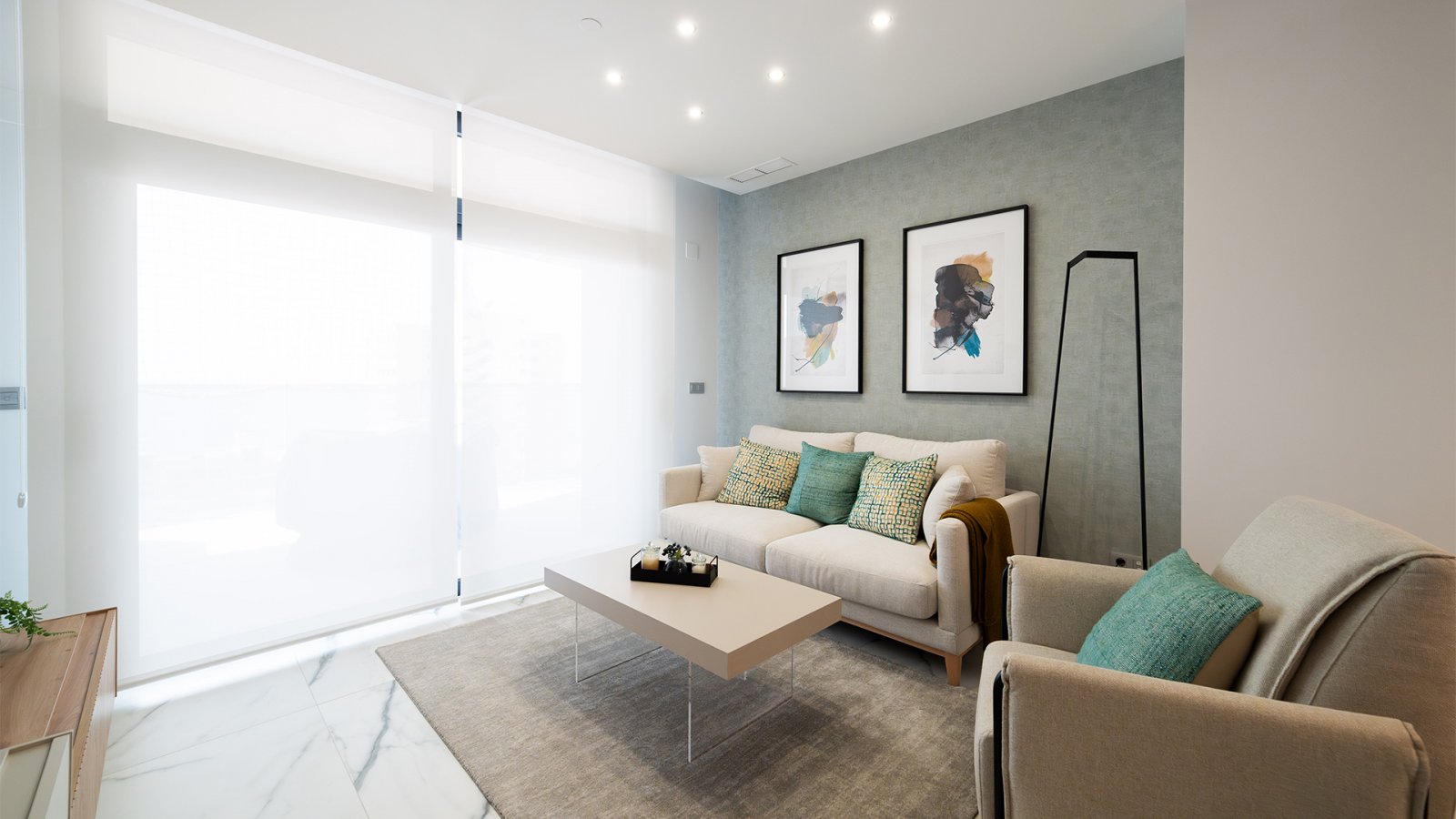 Modernes Apartment in der Nähe des Strandes Poniente, Meerblick, Benidorm