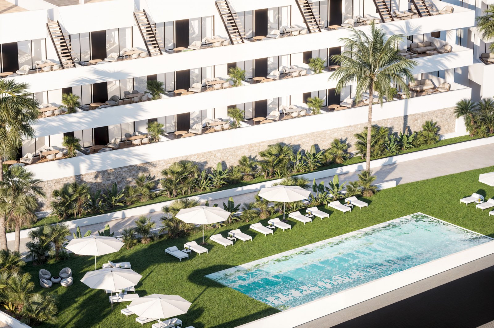Modernes Apartment mit Meerblick, in Strandnähe, Finestrat