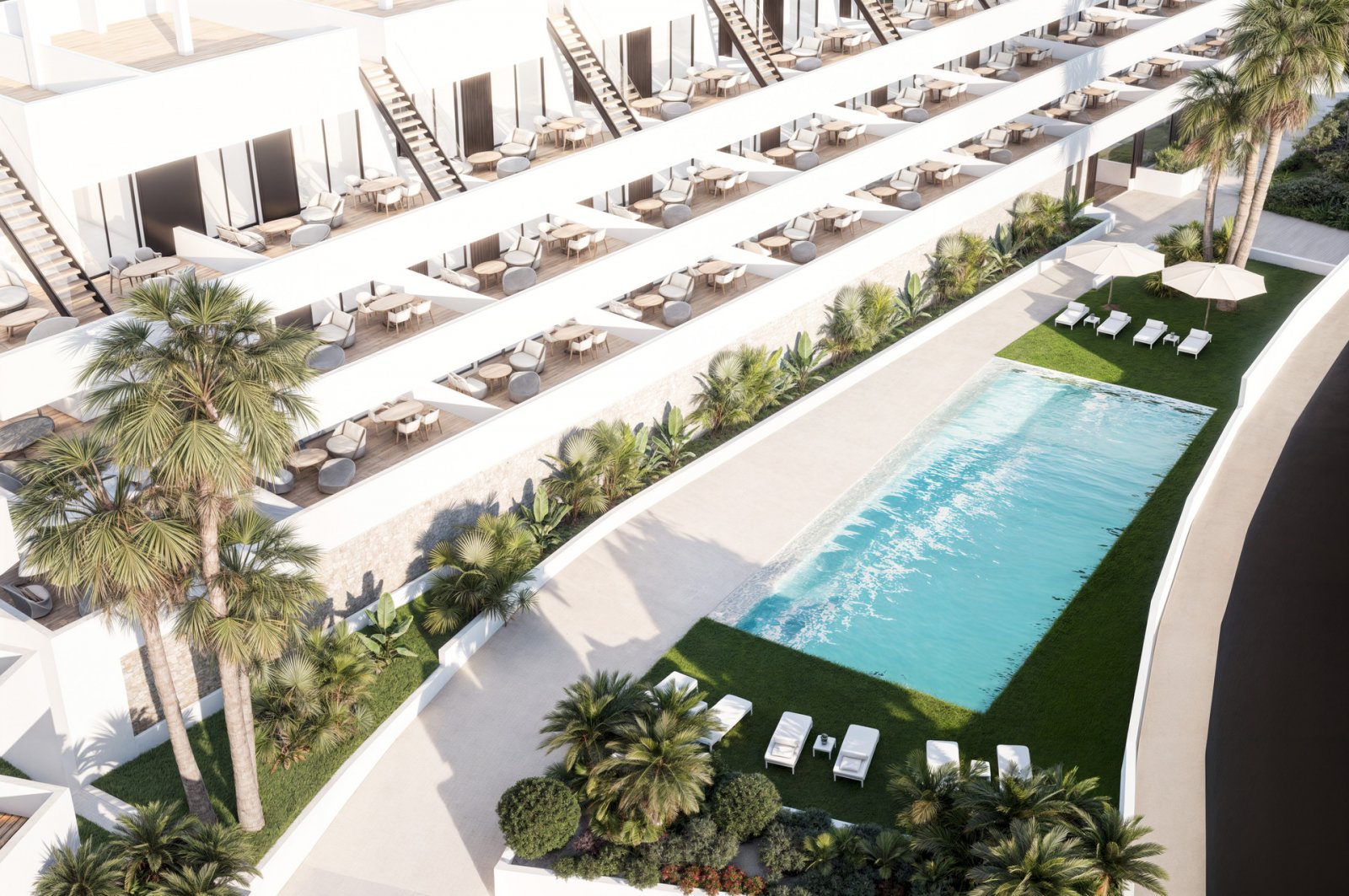 Modernes Apartment mit Meerblick, in Strandnähe, Finestrat