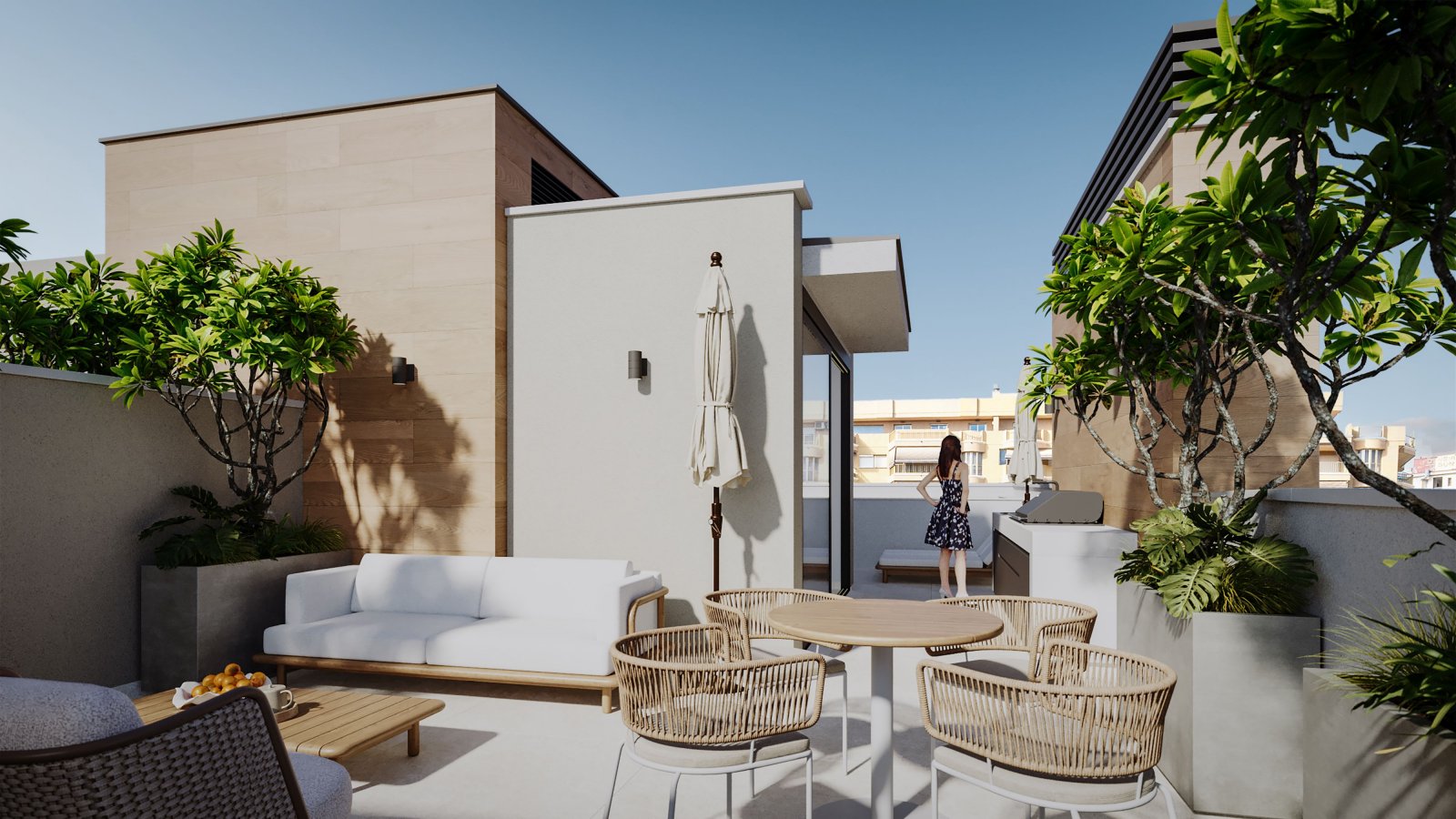 Exklusives Stadthaus am Meer, privater Pool, Fuengirola
