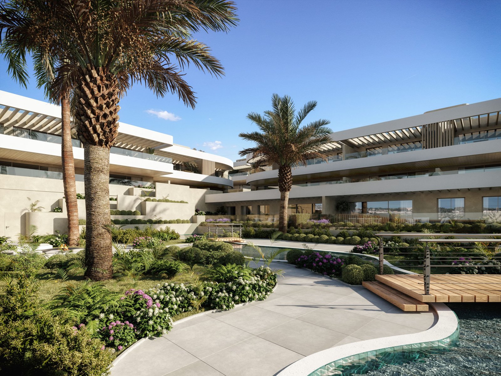 Moderne Apartments am Strand und Golfplatz, Estepona