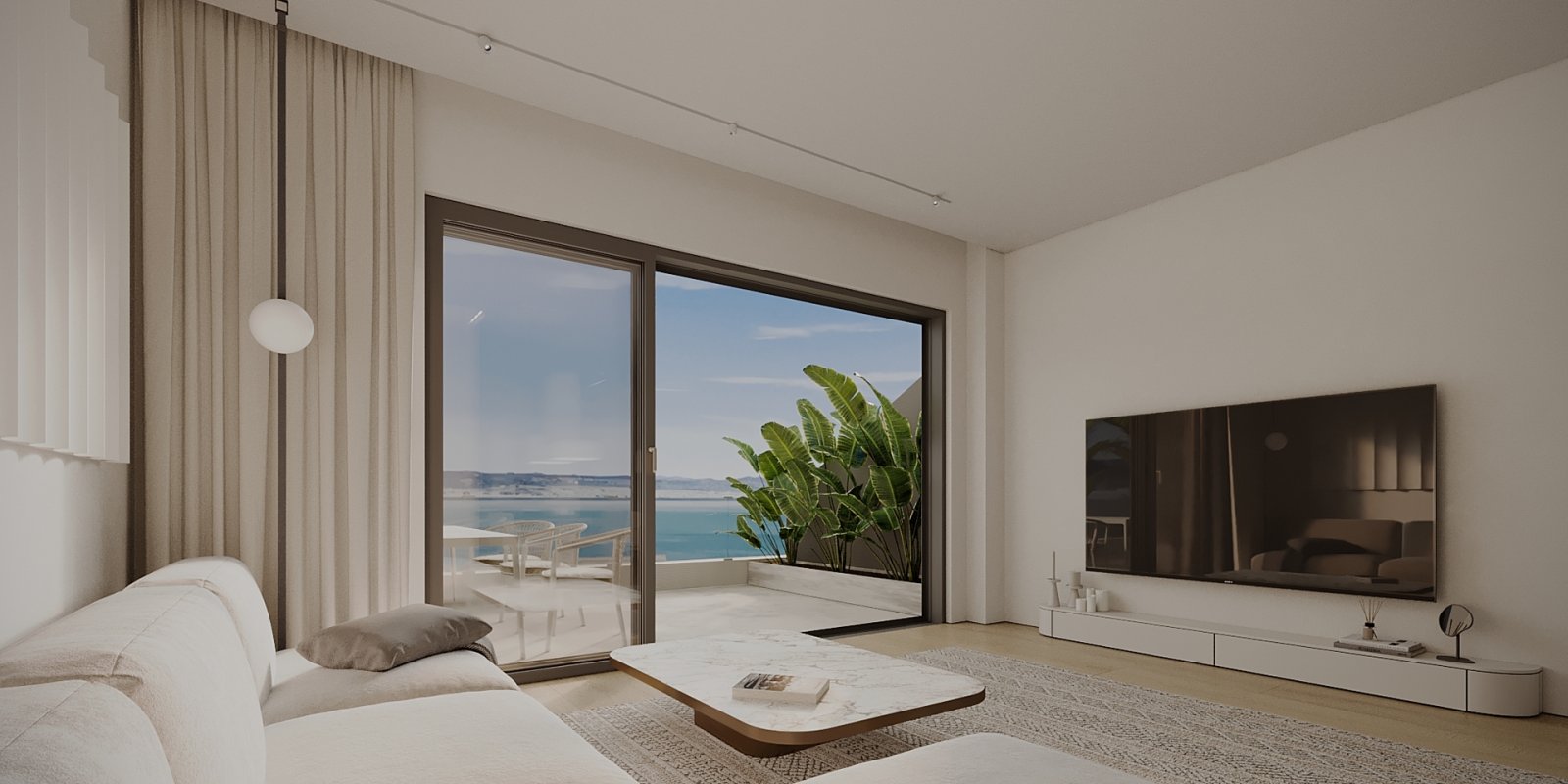 Moderne Wohnung am Meer, Las Lagunas de Mijas, Costa del Sol