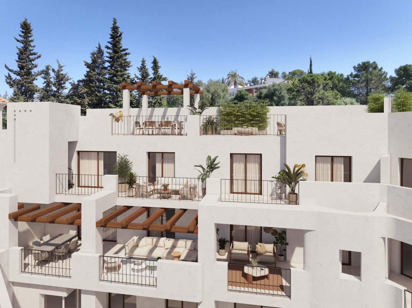 Moderne Apartments mit Garten, Swimmingpool, Benahavís