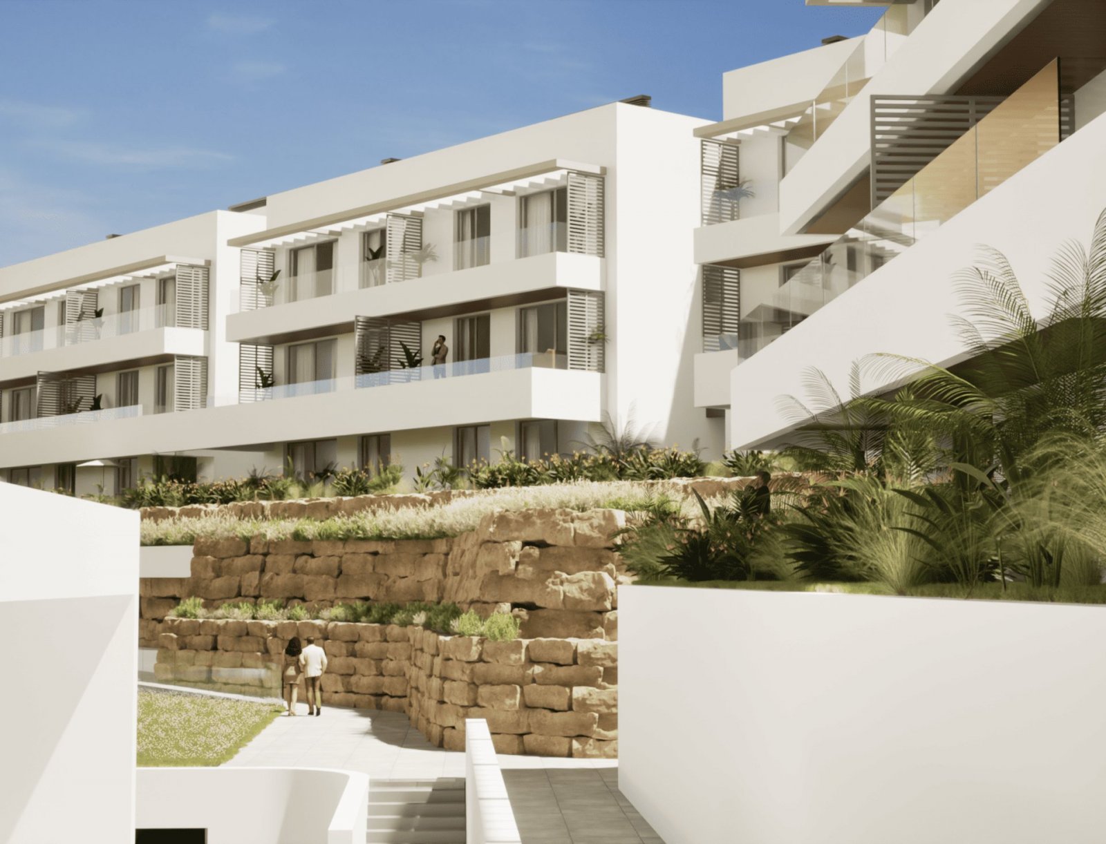 Moderne Apartments mit Meerblick, 2 km vom Strand entfernt, Manilva