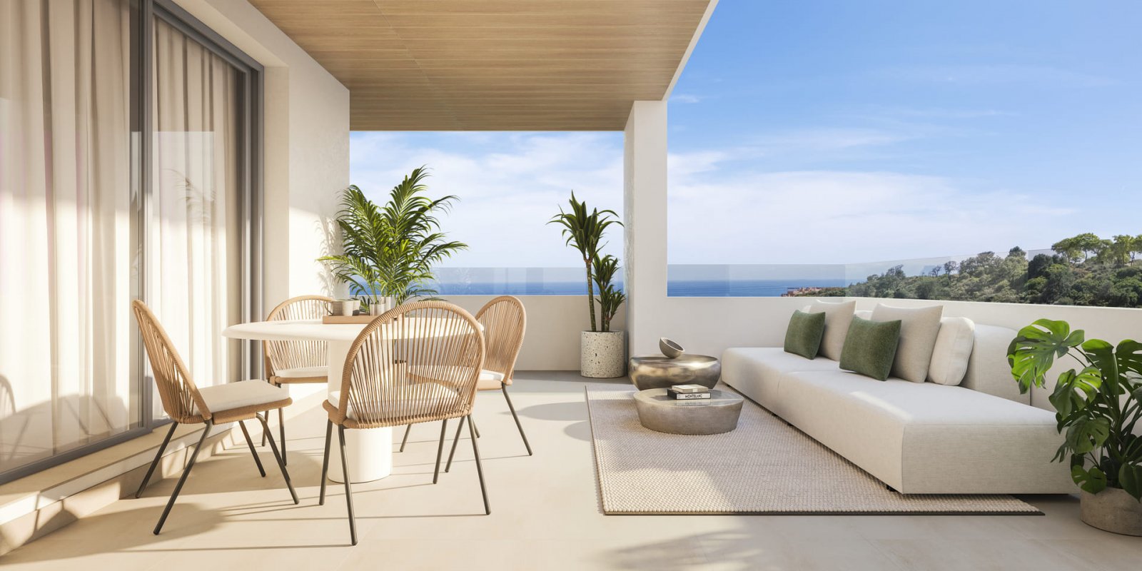 Moderne Apartments mit Meerblick, in Strandnähe, Manilva