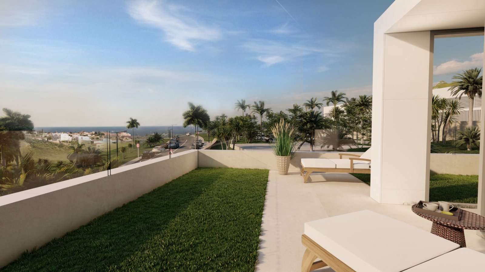 Modernes Stadthaus mit Meerblick, La Gaspara, Estepona