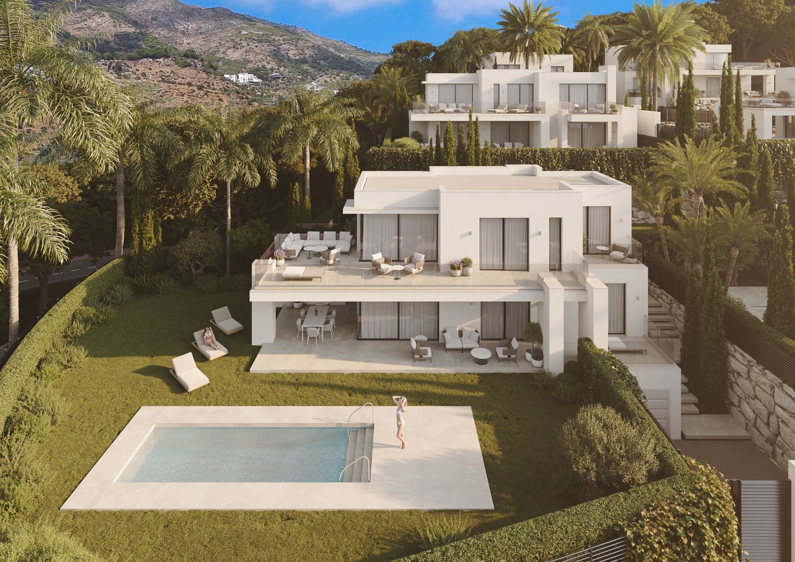 Luxusvillen mit Meerblick, Mijas