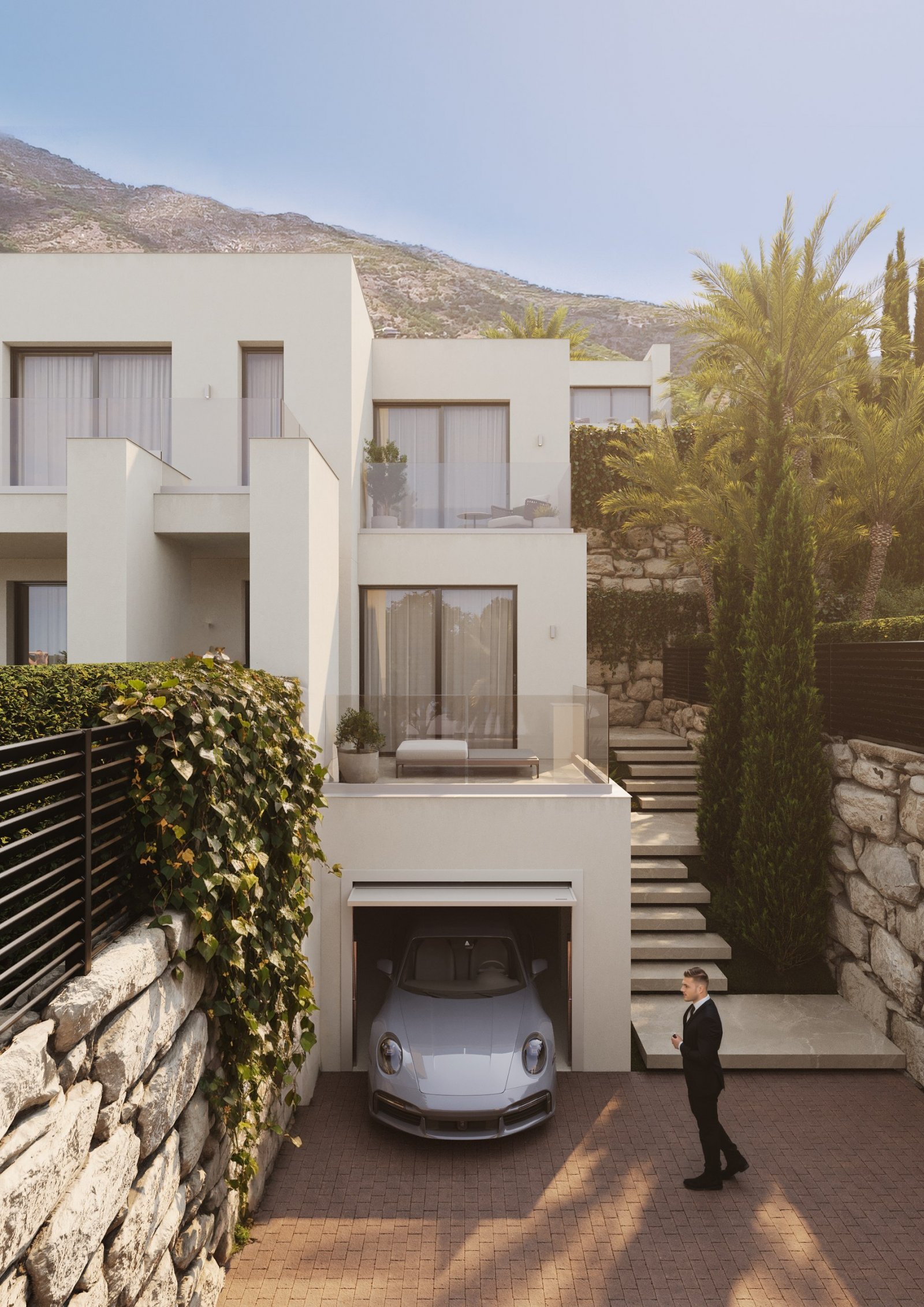 Luxusvillen mit Meerblick, Mijas