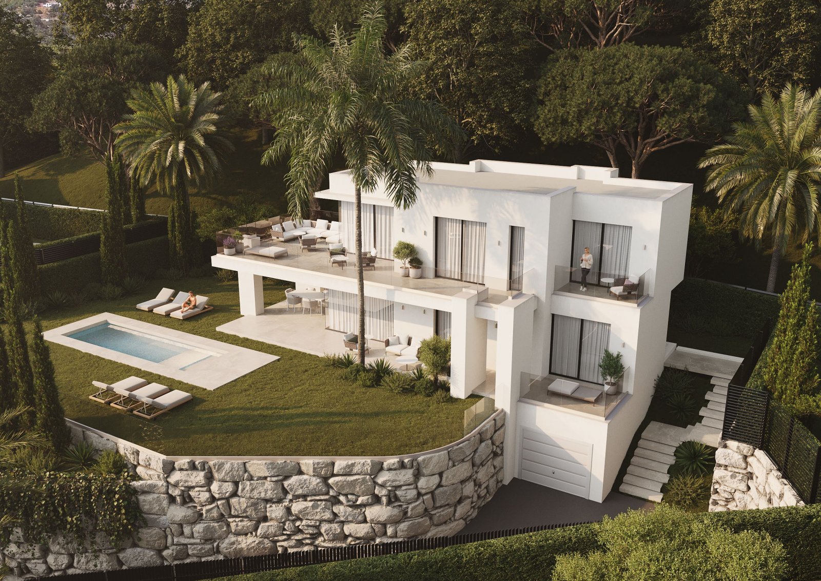 Luxusvillen mit Meerblick, Mijas