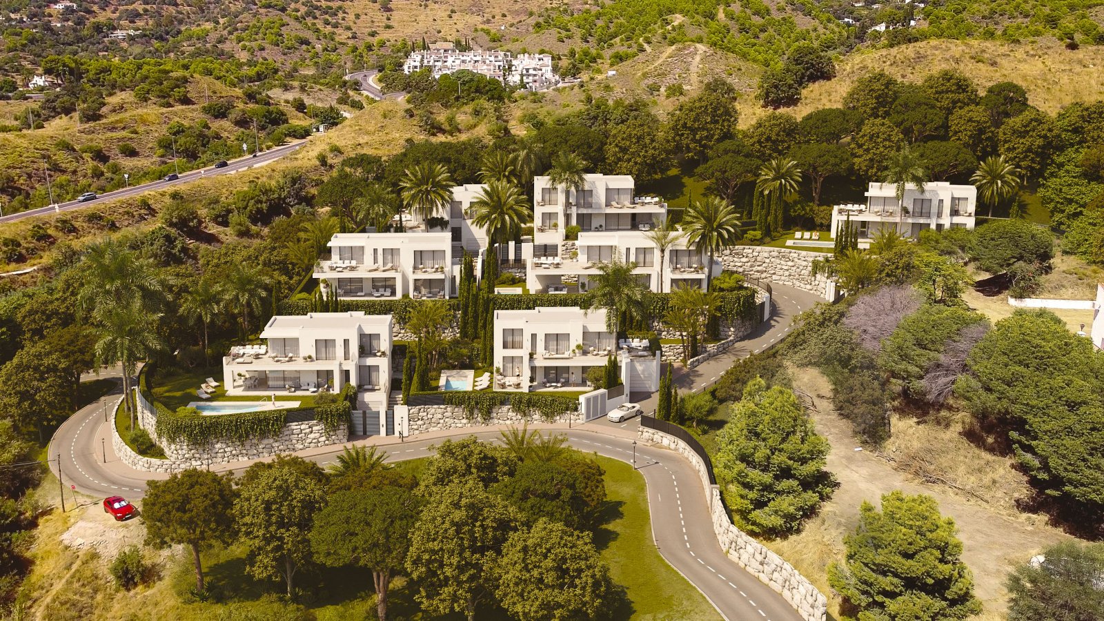 Luxusvillen mit Meerblick, Mijas