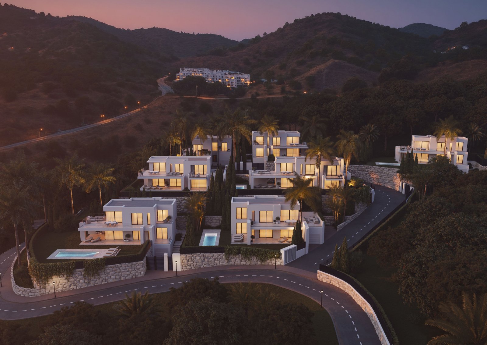 Luxusvillen mit Meerblick, Mijas