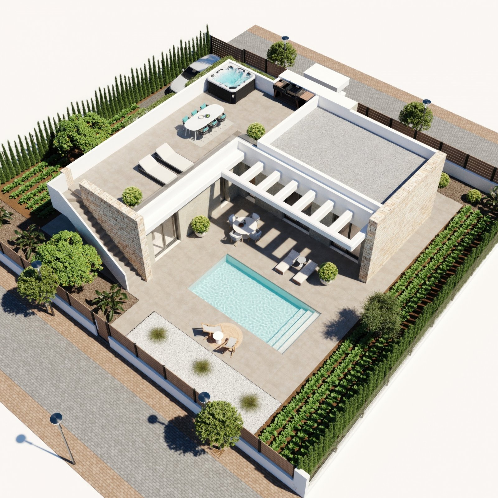 Elegantes Ferienhaus am Golfplatz, Hacienda del Alamo, Murcia
