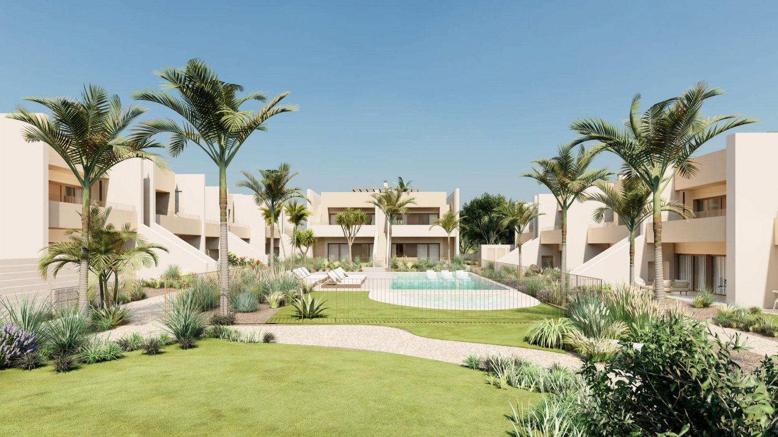 Moderner Bungalow am Golfplatz, 5 km vom Meer entfernt, San Javier