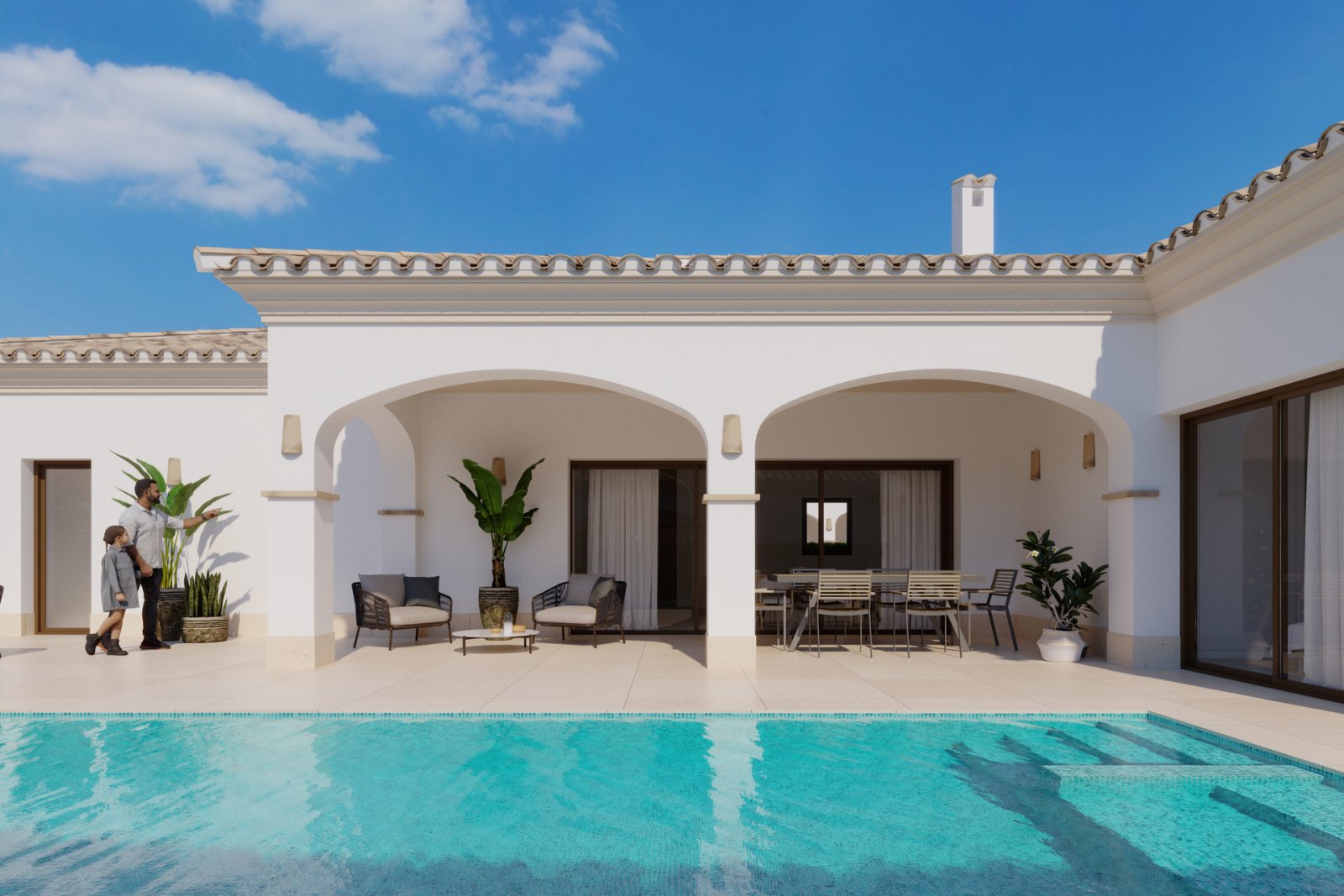 Modernes Haus am Meer, privater Pool, San Pedro del Pinatar