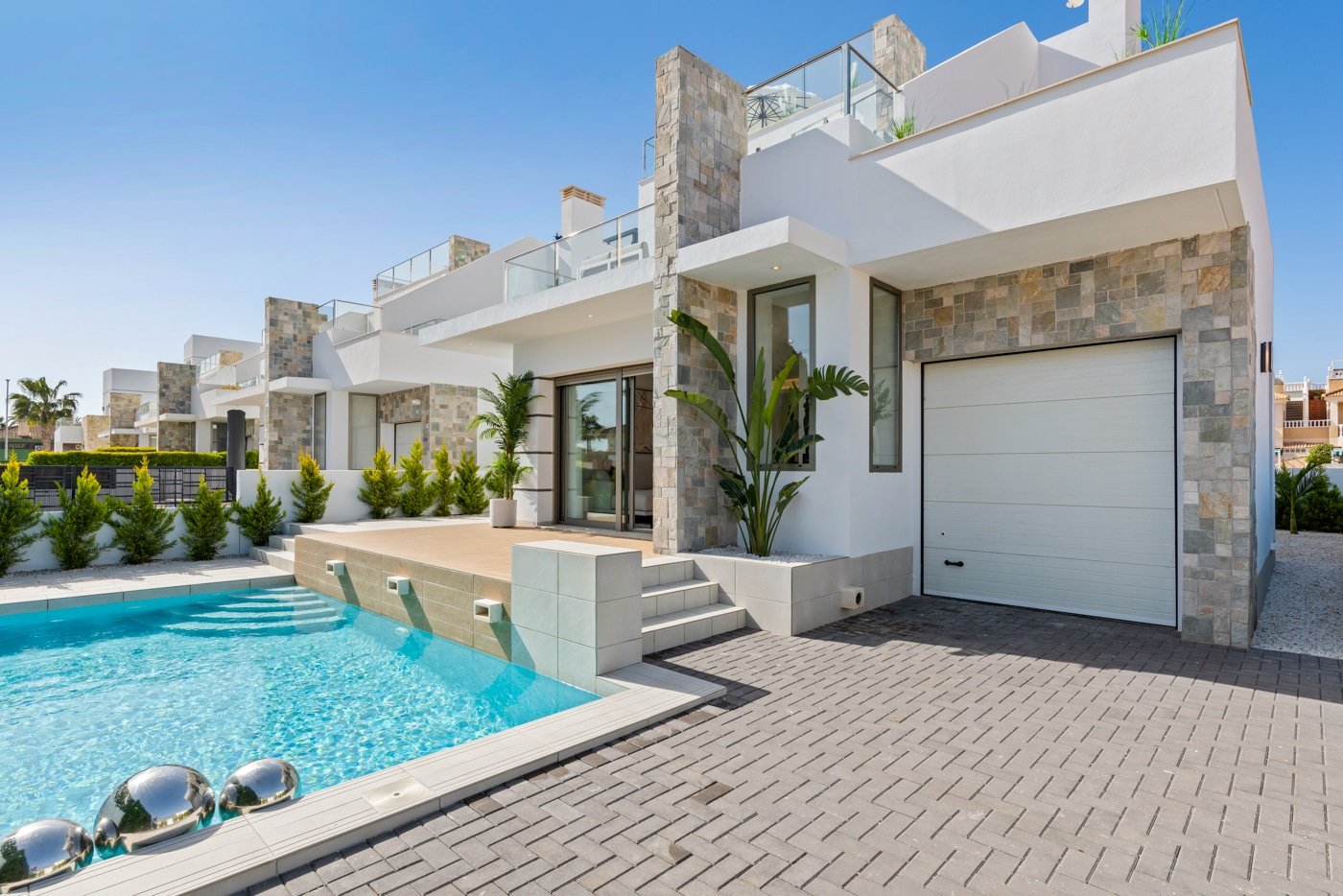 Modernes Ferienhaus mit Pool am Meer, Los Alcázares