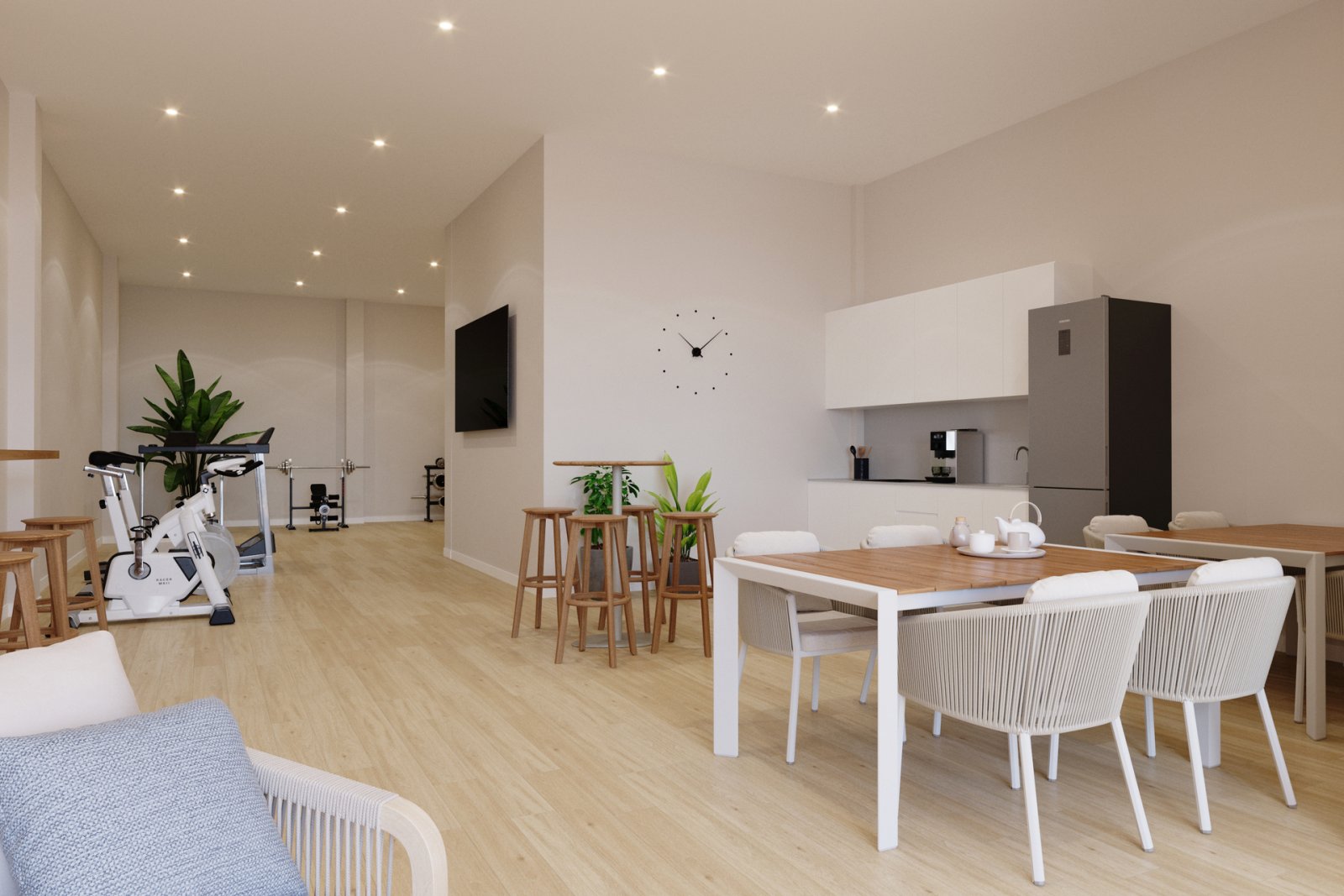 Elegantes Apartment mit Pool und Fitnessraum, Algorfa