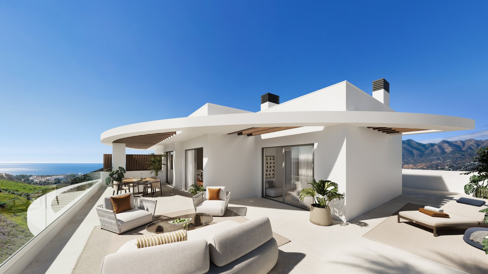 Luxusapartment am Meer, Golf, Las Lagunas de Mijas