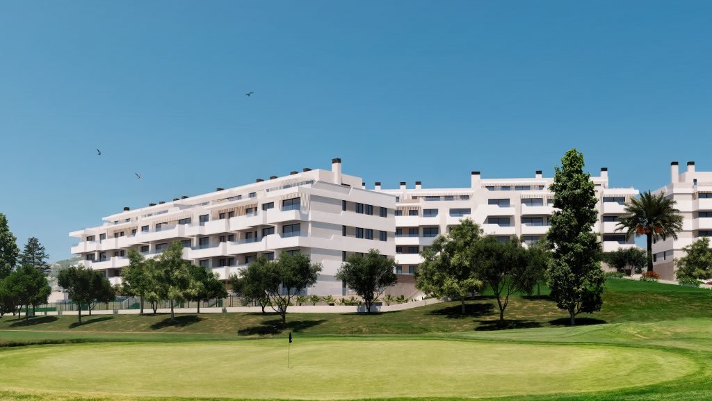 Modernes Apartment in Flughafennähe, ruhig Las Lagunas de Mijas, Mijas