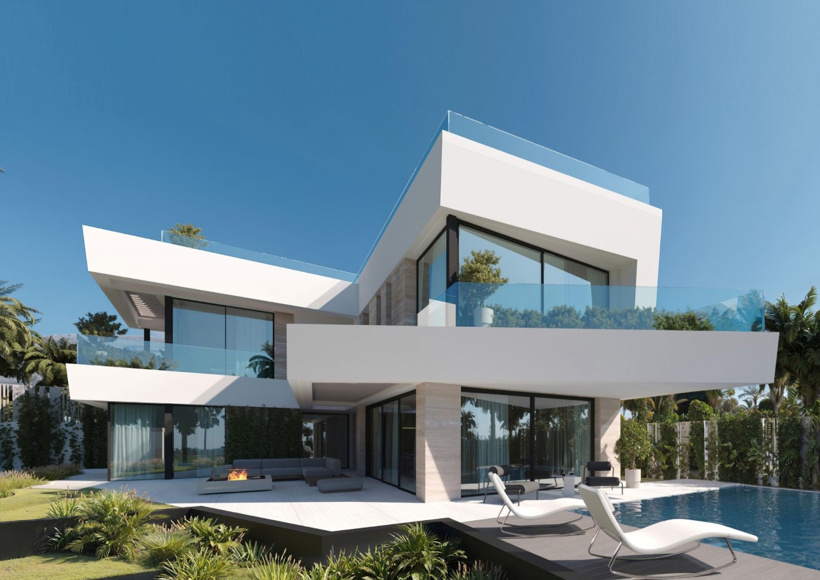 Exklusive Villen mit Pool am Meer, Mijas