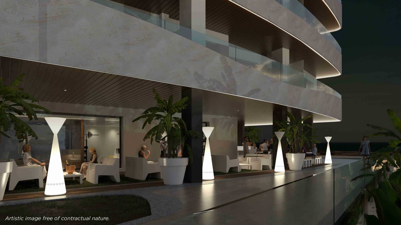 Elegantes Apartment mit Meerblick, La Manga
