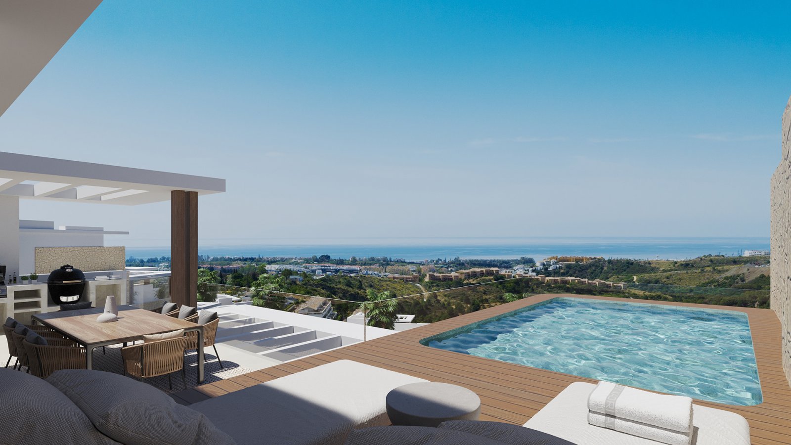 Luxusapartment mit Meerblick, Estepona