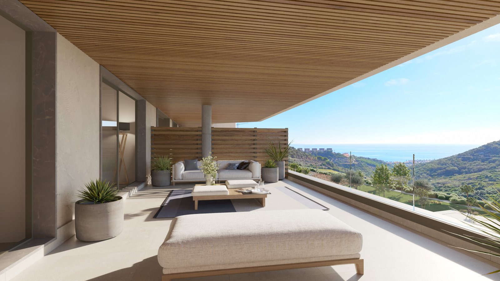 Luxusapartment mit Meerblick, La Alcaidesa, Spanien
