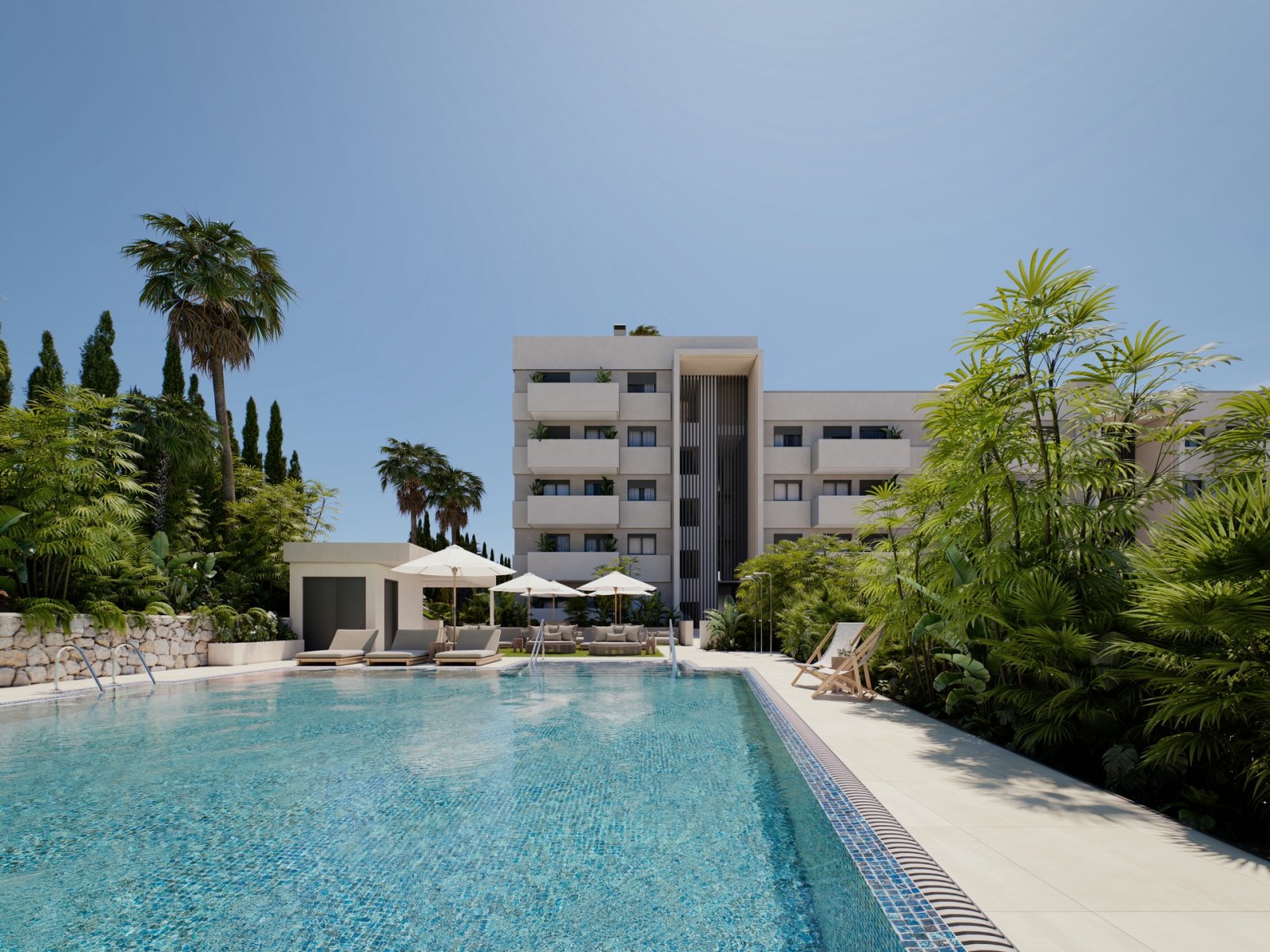 Moderne Apartments und Penthäuser am Meer, Estepona