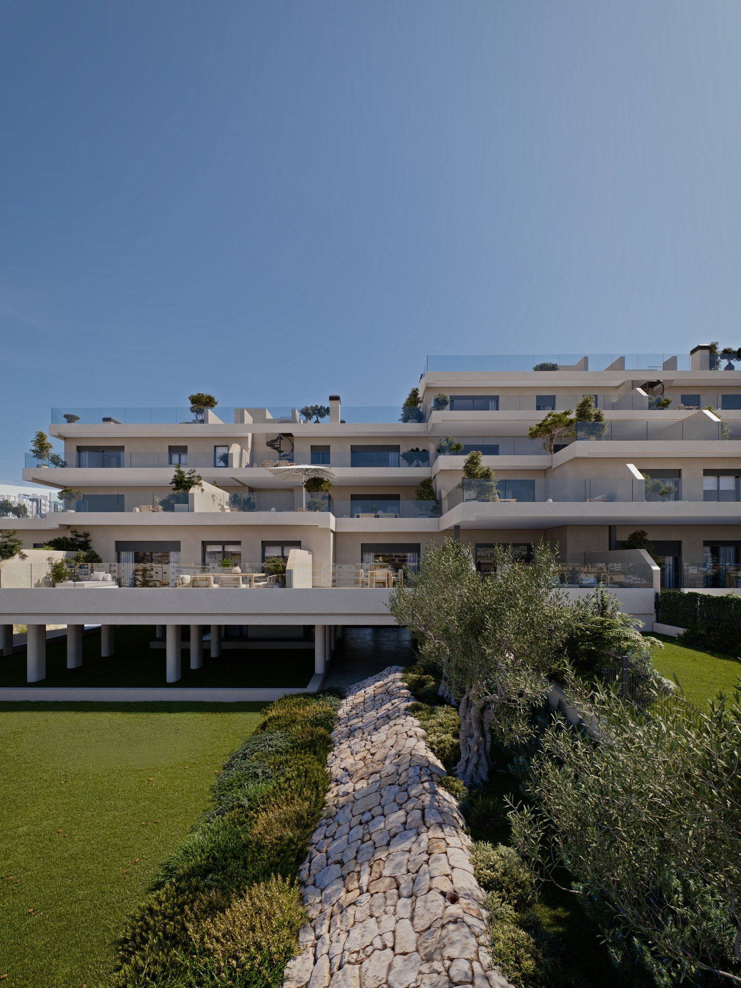 Moderne Apartments und Penthäuser am Meer, Estepona