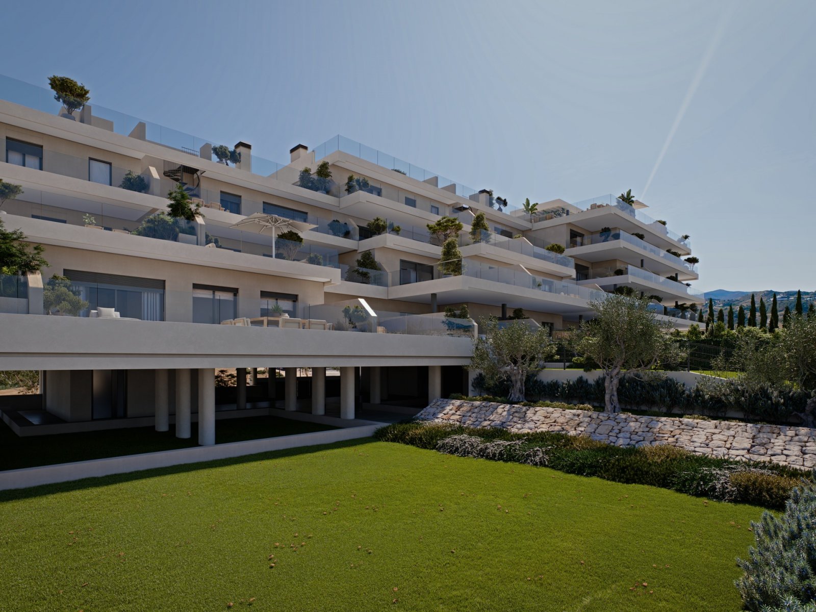Moderne Apartments und Penthäuser am Meer, Estepona