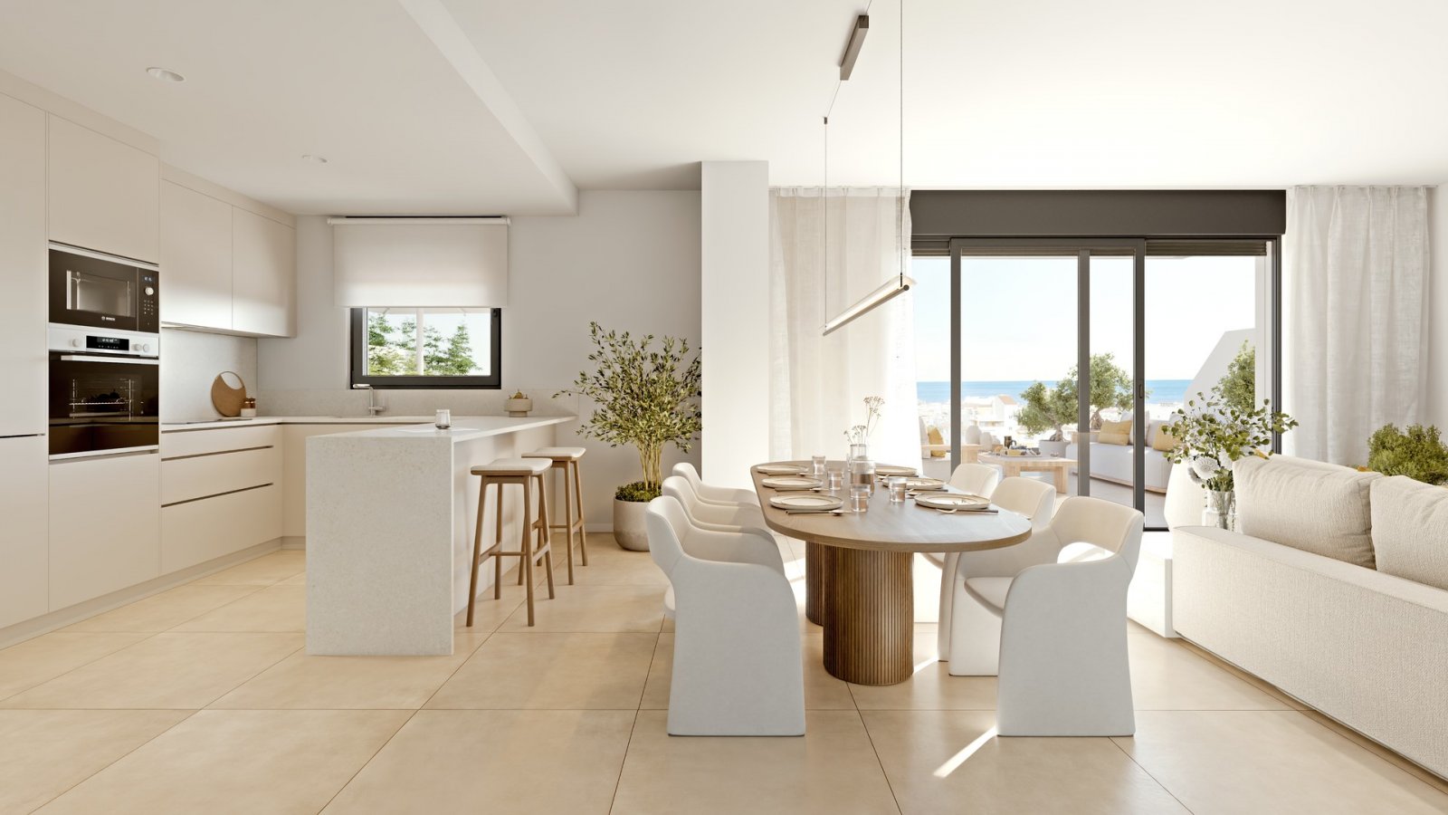 Moderne Apartments und Penthäuser am Meer, Estepona