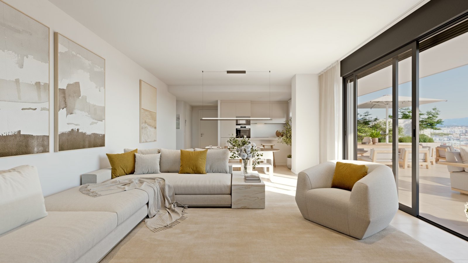 Moderne Apartments und Penthäuser am Meer, Estepona