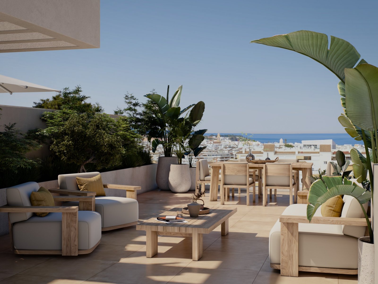 Moderne Apartments und Penthäuser am Meer, Estepona