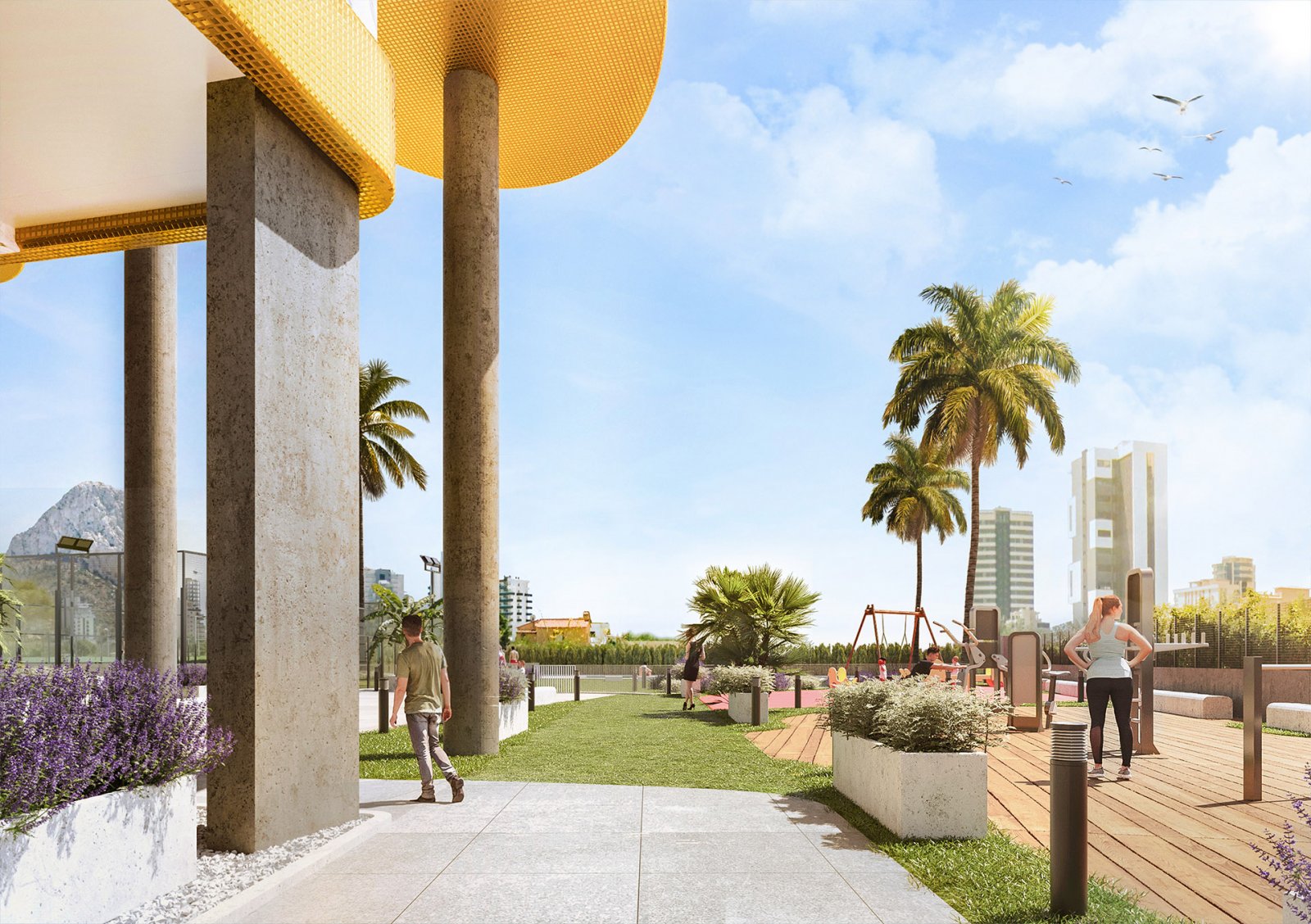 Moderne Ferienwohnung am Meer, in Strandnähe, Calpe