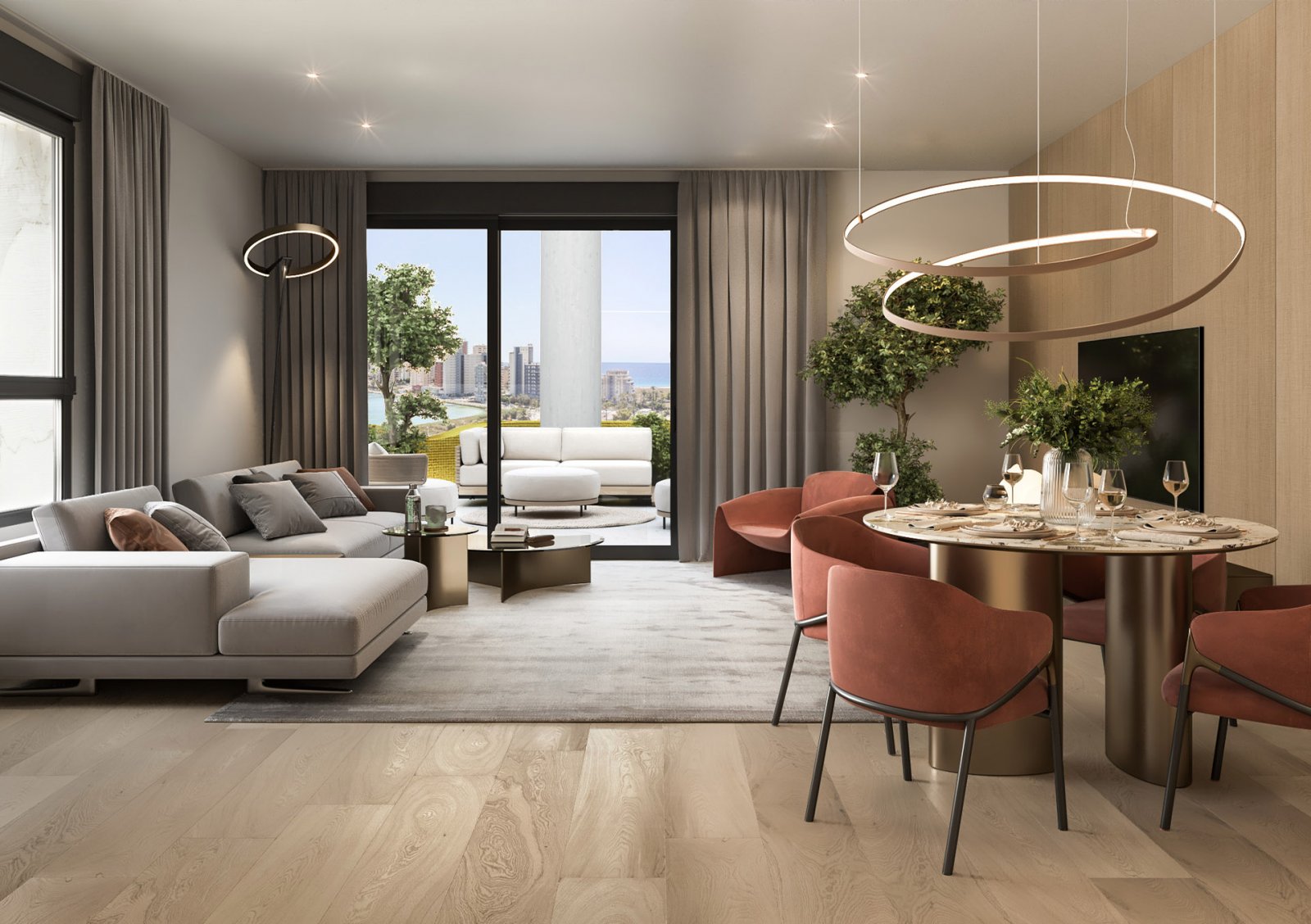 Moderne Ferienwohnung am Meer, in Strandnähe, Calpe