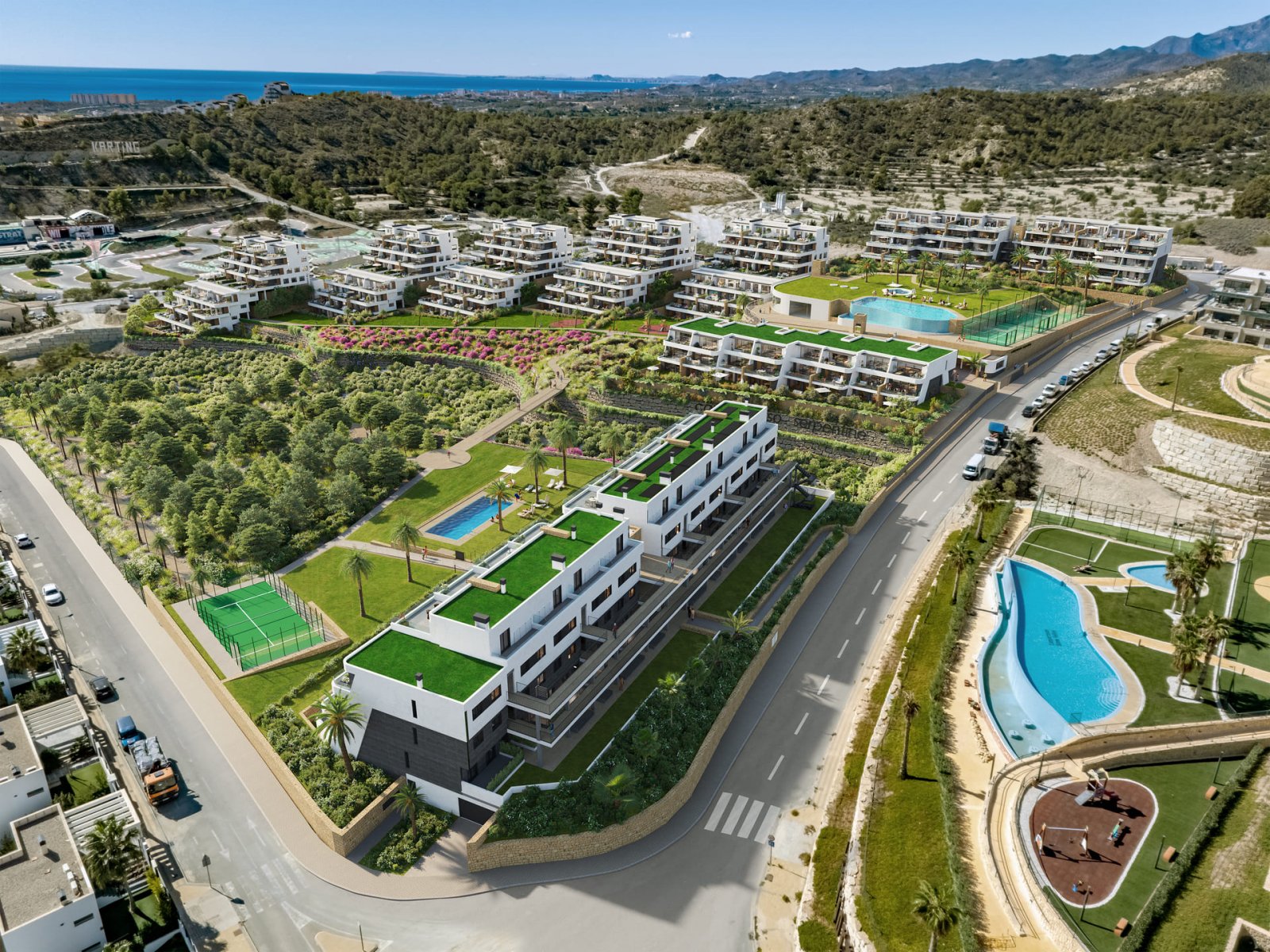 Moderne Apartments mit Meerblick, Finestrat