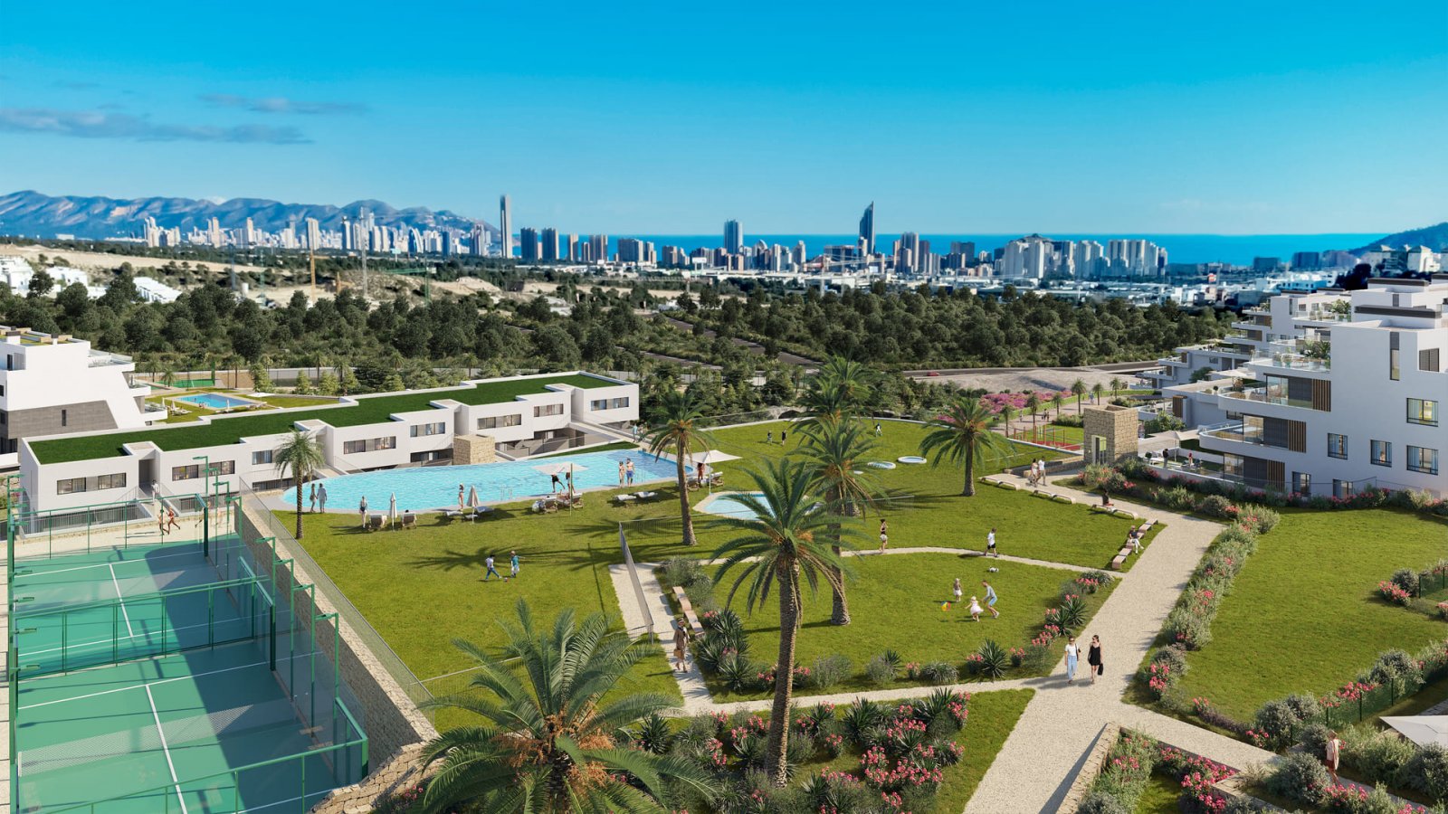 Moderne Apartments mit Meerblick, Finestrat
