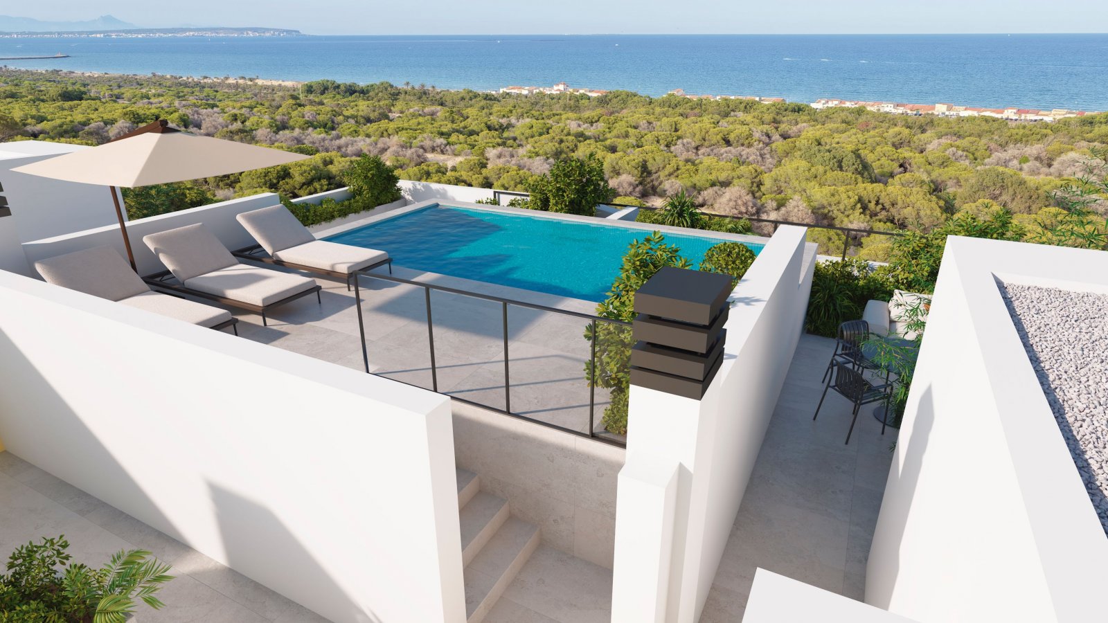 Exklusive Ferienwohnung direkt am Meer, Strand 700 m, Guardamar del Segura